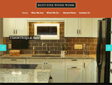 Tablet Screenshot of duetfinewoodwork.com